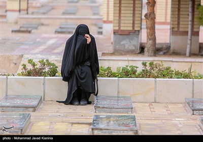 محل خاکسپاری سپهبد شهید قاسم سلیمانی در گلزار شهدای کرمان