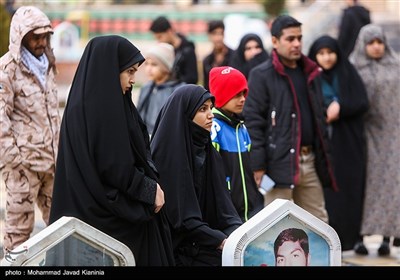 محل خاکسپاری سپهبد شهید قاسم سلیمانی در گلزار شهدای کرمان