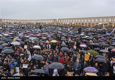 مراسم گرامیداشت شهید سپهبد قاسم سلیمانی در میدان امام اصفهان