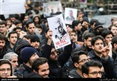 راهپیمایی دانشجویان تهران در پی شهادت سردار سلیمانی-خیابان انقلاب