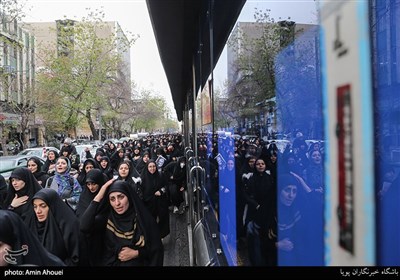 راهپیمایی دانشجویان تهران در پی شهادت سردار سلیمانی-خیابان انقلاب