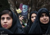 راهپیمایی دانشجویان تهران در پی شهادت سردار سلیمانی-دانشگاه تهران