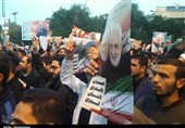 در سوگ سردار دل‌ها| حضور کم‌نظیر مردم خوزستان در مراسم تشییع سرداران جهان اسلام / ‌وداع میلیونی با پیکر شهید سلیمانی