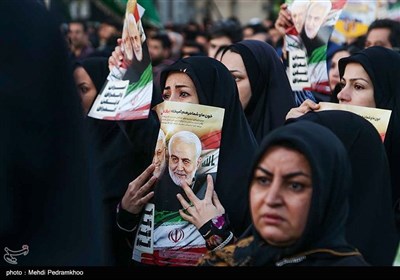 Mass Rally Held in Ahvaz in Commemoration of Gen. Soleimani