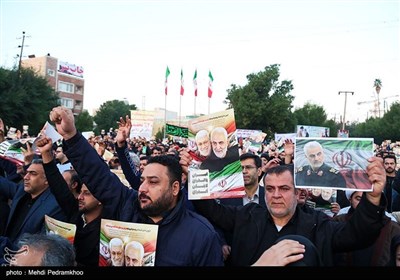 Mass Rally Held in Ahvaz in Commemoration of Gen. Soleimani