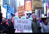 تظاهرات مردم آمریکا علیه سیاست های جنگ طلبانه ترامپ