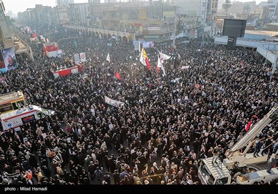 مراسم تشییع پیکر سپهبد شهید قاسم سلیمانی در اهواز