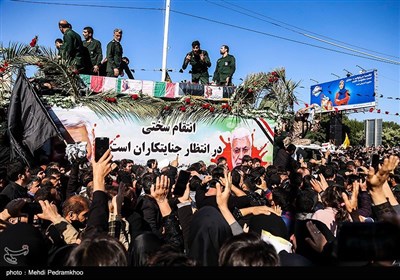 Mass Rally Held in Ahvaz in Commemoration of Gen. Soleimani