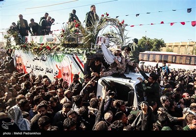 Mass Rally Held in Ahvaz in Commemoration of Gen. Soleimani