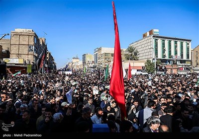 Mass Rally Held in Ahvaz in Commemoration of Gen. Soleimani