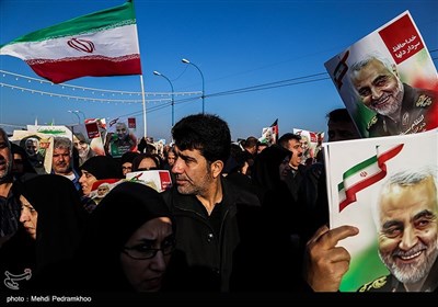 Mass Rally Held in Ahvaz in Commemoration of Gen. Soleimani