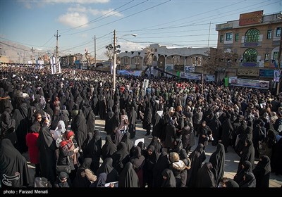 مراسم بزرگداشت شهادت سپهبد حاج قاسم سلیمانی در کرمانشاه 