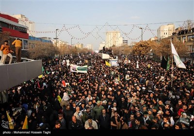 مراسم تشییع پیکر سپهبد شهید قاسم سلیمانی - مشهد