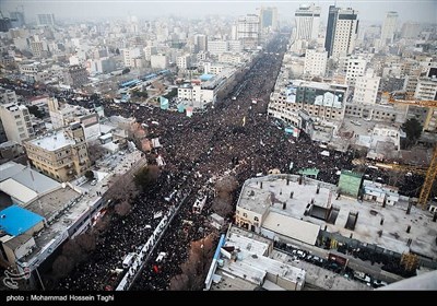 مراسم تشییع پیکر سپهبد شهید قاسم سلیمانی - مشهد