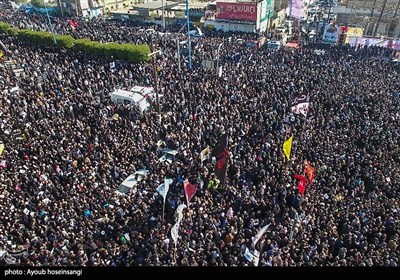 مراسم تشییع پیکر سپهبد شهید قاسم سلیمانی در اهواز