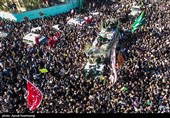 مراسم تشییع پیکر سپهبد شهید قاسم سلیمانی در اهواز