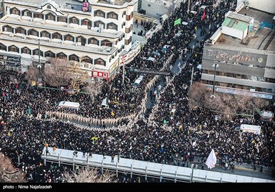 مراسم تشییع پیکر سپهبد شهید قاسم سلیمانی در مشهد