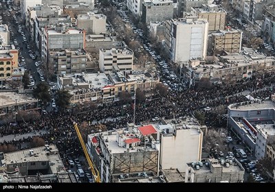 مراسم تشییع پیکر سپهبد شهید قاسم سلیمانی در مشهد