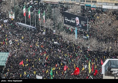 مراسم تشییع پیکر سپهبد شهید قاسم سلیمانی در مشهد