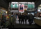 مردم کوچه و بازار تهران آماده استقبال از پیکر مطهر سپهبد شهید قاسم سلیمانی
