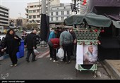مردم کوچه و بازار تهران آماده استقبال از پیکر مطهر سپهبد شهید قاسم سلیمانی