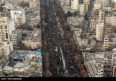 مراسم تشییع پیکر سپهبد شهید قاسم سلیمانی در مشهد