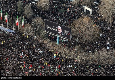 مراسم تشییع پیکر سپهبد شهید قاسم سلیمانی در مشهد