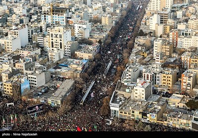 مراسم تشییع پیکر سپهبد شهید قاسم سلیمانی در مشهد