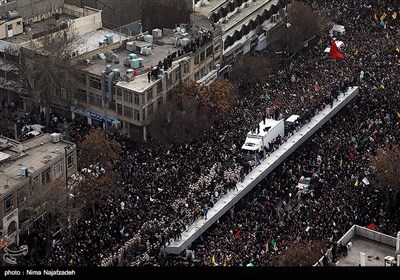 مراسم تشییع پیکر سپهبد شهید قاسم سلیمانی در مشهد