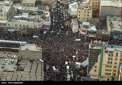 مراسم تشییع پیکر سپهبد شهید قاسم سلیمانی در مشهد