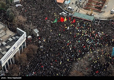 مراسم تشییع پیکر سپهبد شهید قاسم سلیمانی در مشهد