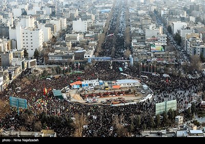 مراسم تشییع پیکر سپهبد شهید قاسم سلیمانی در مشهد