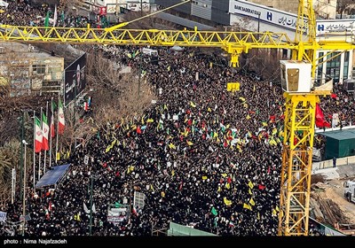 مراسم تشییع پیکر سپهبد شهید قاسم سلیمانی در مشهد