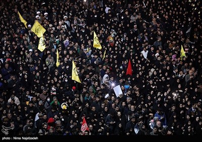 مراسم تشییع پیکر سپهبد شهید قاسم سلیمانی در مشهد