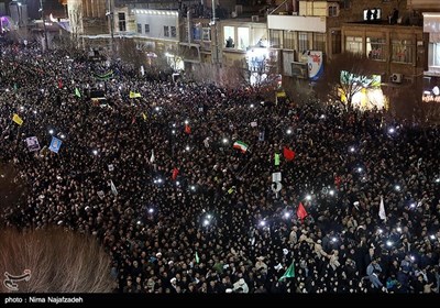 مراسم تشییع پیکر سپهبد شهید قاسم سلیمانی در مشهد