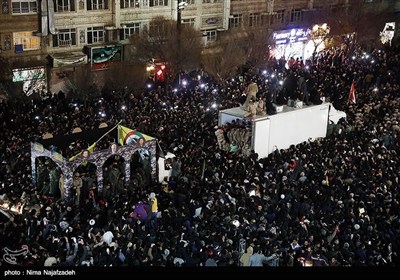 مراسم تشییع پیکر سپهبد شهید قاسم سلیمانی در مشهد