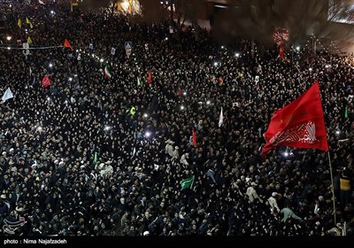 مراسم تشییع پیکر سپهبد شهید قاسم سلیمانی در مشهد