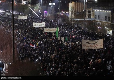 مراسم تشییع پیکر سپهبد شهید قاسم سلیمانی در مشهد