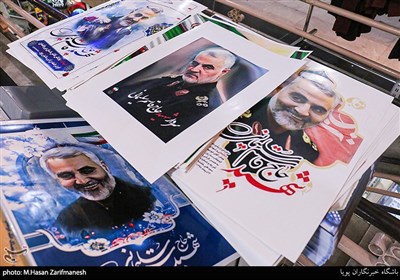 چاپخانه ها،شب قبل از مراسم تشییع شهید سپهبد سلیمانی در تهران