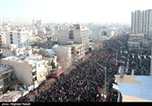 تشییع پیکر پاک شهدای مقاومت در تهران