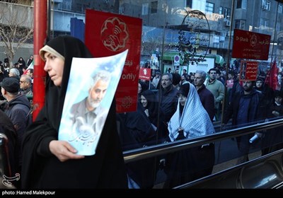 تشييع جثامين شهداء المقاومة في طهران