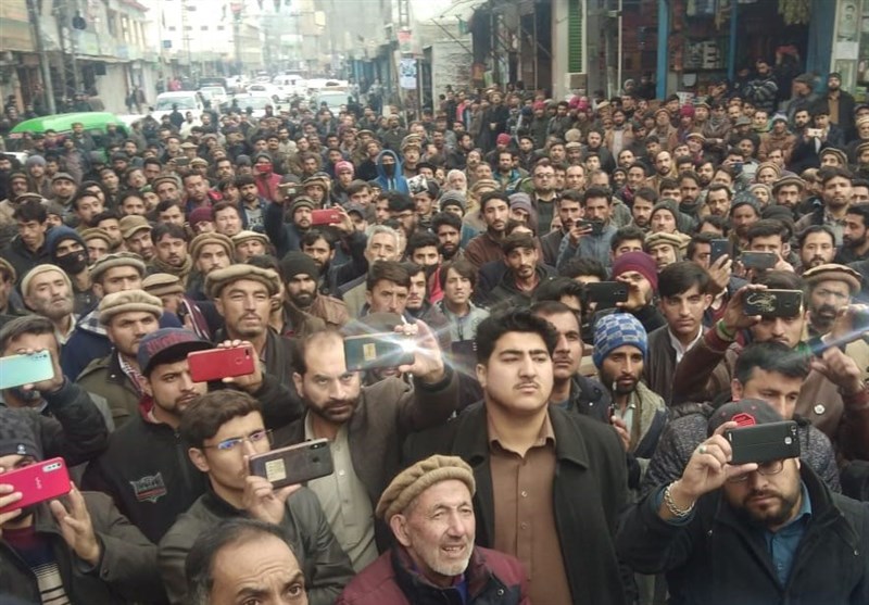 پاکستان کے شمالی صوبہ گلگت بلتستان میں امریکا کے خلاف مظاہرے