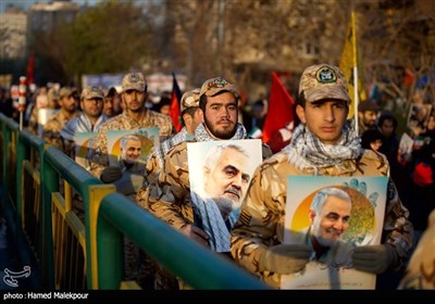 تشييع جثامين شهداء المقاومة في طهران