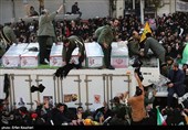 تشییع پیکر پاک شهدای مقاومت در تهران