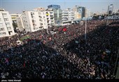 تشییع پیکر پاک شهدای مقاومت در تهران