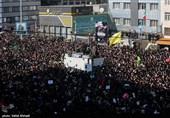 تشییع پیکر پاک شهدای مقاومت در تهران