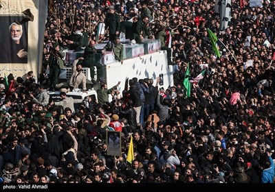 تشییع پیکر پاک شهدای مقاومت در تهران