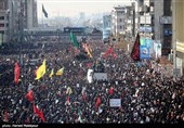 تشییع پیکر پاک شهدای مقاومت در تهران