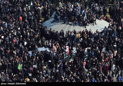 تشییع پیکر پاک شهدای مقاومت در تهران