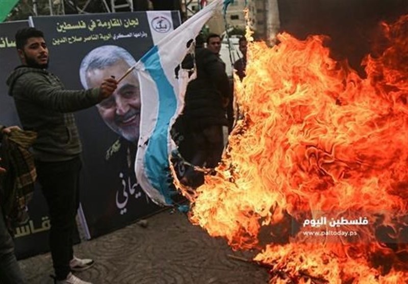 Palestinians in Gaza Strip Pay Tribute to General Soleimani